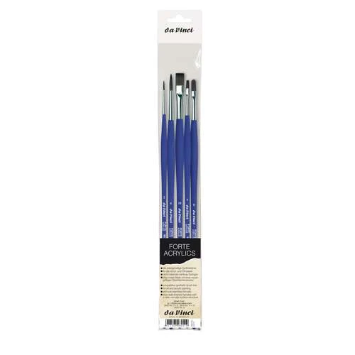Da Vinci | FORTE ACRYLICS Brush Set Series 5273 — 5 Brushes 1 Da Vinci | FORTE ACRYLICS Brush Set Series 5273 — 5 Brushes