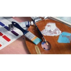 Da Vinci | NOVA BLUE Set, Series 11660 For Schmincke Norma® BLUE — 4 Brushes -Pebeo Sales Store daVinci7CNOVABLUESet2CSeries11660forSchminckeNormaC2AEBLUEE280944brushes 2