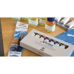 Da Vinci | NOVA BLUE Set, Series 11660 For Schmincke Norma® BLUE — 4 Brushes -Pebeo Sales Store daVinci7CNOVABLUESet2CSeries11660forSchminckeNormaC2AEBLUEE280944brushes 3