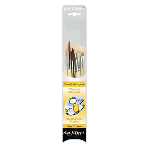 Da Vinci Junior Paint Brush Set, Series 4213 1 Da Vinci Junior Paint Brush Set, Series 4213