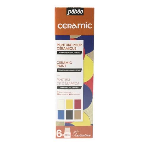 Pebeo Pébéo | CÉRAMIC Set — 6 Colours 1 Pebeo Pébéo | CÉRAMIC Set — 6 Colours